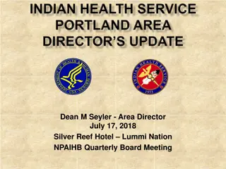 Health Facilities Update and Staff Summary
