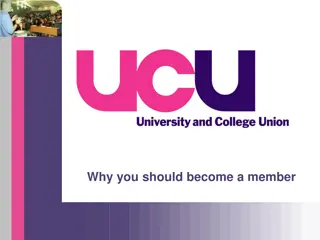 Join UCU for Unique Benefits and Support