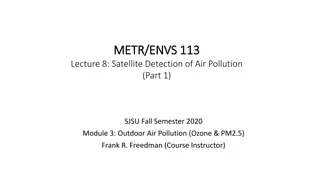 Satellite Detection of Air Pollution