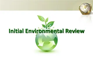 Initial Environmental Review Process