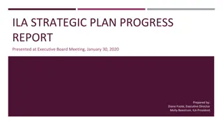 ILA Strategic Plan Progress Update