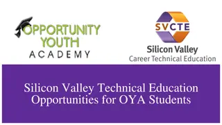 Exploring Silicon Valley Technical Education Opportunities for OYA Students