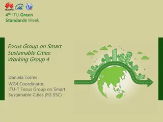 Standards Week Focus Group on Smart Sustainable Cities: Working Group 4 Coordination