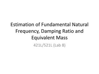 Estimation of Fundamental Frequency, Damping Ratio, and Equivalent Mass in Structural Dynamics