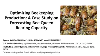 Optimizing Beekeeping Production: A Case Study on Forecasting Bee Queen Rearing Capacity
