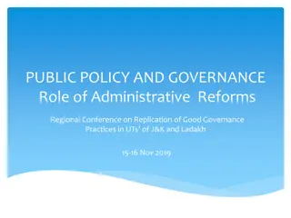 Enhancing Public Policy and Governance through Administrative Reforms