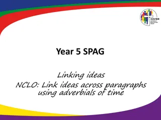 Making Connection: Linking Ideas with Adverbials