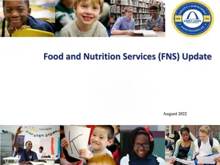Update on Food and Nutrition Services for St. Louis Public Schools