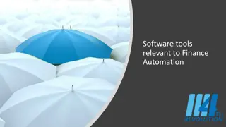 Streamlining Finance Processes through Automation