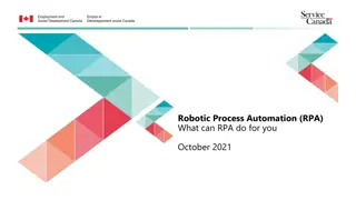 Robotic Process Automation (RPA) Overview - Empowering Efficiency