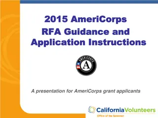 Explore AmeriCorps Grant Guidelines and Funding Process