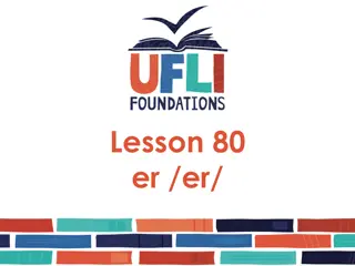 Exciting Lesson on -er and -er Suffixes