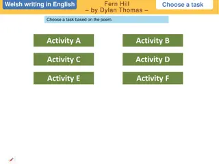 Exploring the Beauty of Fern Hill by Dylan Thomas