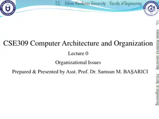 Introduction to Computer Architecture and Organization