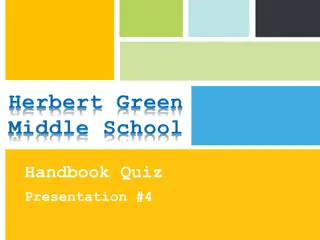 Open Book Quiz - School Handbook and Procedures