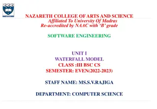 Overview of Waterfall Model in Software Engineering