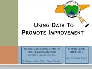 Using Data to Drive Improvement in Education