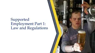 Supported Employment Laws and Regulations