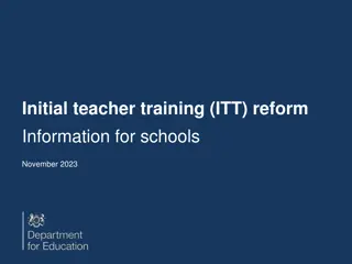 Enhancing Initial Teacher Training for Future Educators
