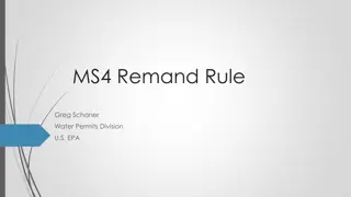 Background on MS4 Remand Ruling