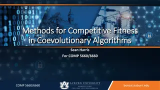 Methods for Competitive Fitness in Coevolutionary Algorithms
