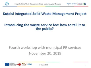 Effective Communication Strategies for Waste Service Fee Introduction