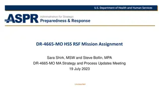 Health & Social Services Recovery Support Function Mission Overview