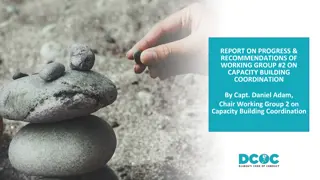 Progress and Recommendations on Capacity Building Coordination