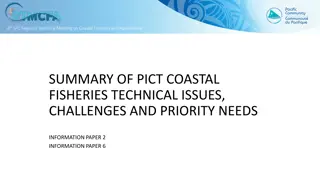 Key Coastal Fisheries Technical Needs and Challenges