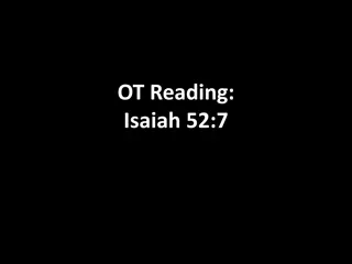 Inspirational Verses from Isaiah and Matthew