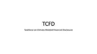 Climate-Related Financial Disclosures and Implications