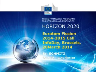 Framework Programme for Research and Innovation - Horizon 2020 Euratom Fission Call Info