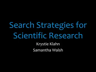 Effective Strategies for Scientific Research and Information Retrieval