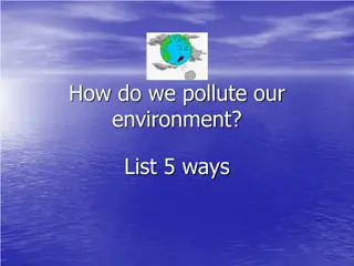Pollution and Fossil Fuels