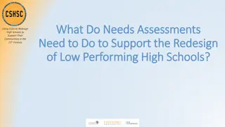 Using ESSA for Redesigning Low Performing High Schools