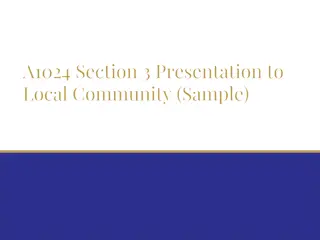 Community Grant Award and Section 3 Compliance Presentation