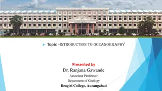 Exploring the Depths: An Overview of Oceanography by Dr. Ranjana Gawande
