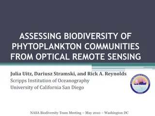 Assessing Phytoplankton Biodiversity Through Optical Remote Sensing