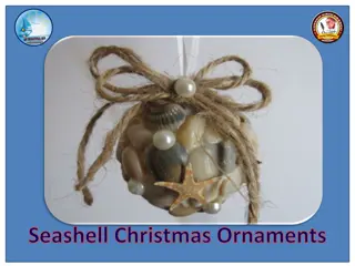 DIY Seashell Christmas Ornaments Tutorial
