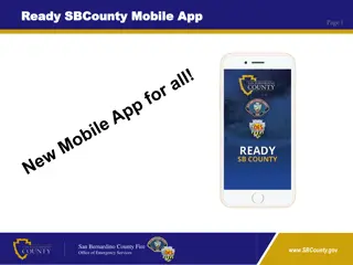 San Bernardino County Emergency Preparedness Mobile App