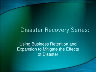 Mitigating Disaster Effects through Business Retention and Expansion