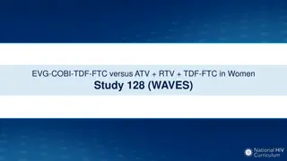 Comparison of HIV Treatments in Women Study: EVG-COBI-TDF-FTC vs ATV+RTV+TDF-FTC