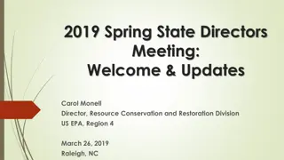 Update on 2019 State Directors Meeting