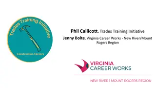 Trades Training Initiative in New River/Mount Rogers Region