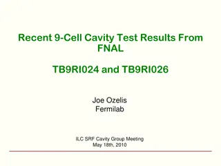 Recent 9-Cell Cavity Test Results and Cavity Performance Overview