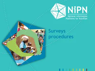 Survey Procedures and Organization