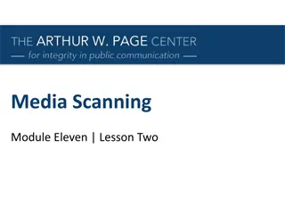 Strategic Media Scanning for Ethical Public Relations