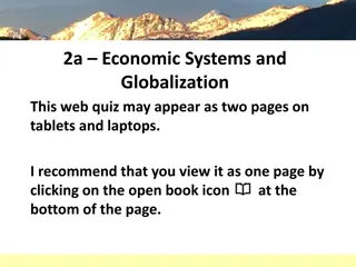 Economic Systems and Globalization
