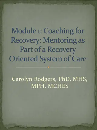 Coaching for Recovery: Empowering Individuals Towards Wellness