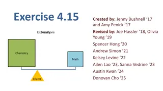 Chemical Engineering Exercise Analysis